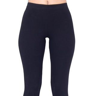 WOMEN NAVY REGULAR LENGTH LEGGING