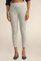 WOMENS WATER BLUE ANKLE LENGTH POCKET LEGGING