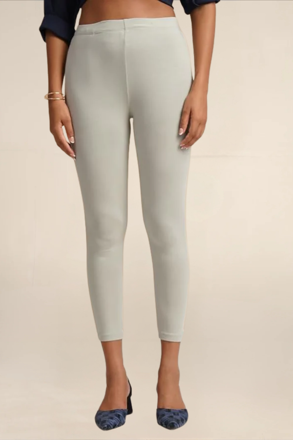 WOMENS WATER BLUE ANKLE LENGTH POCKET LEGGING