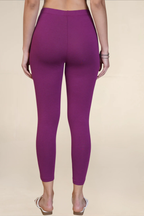 WOMENS VIOLET ANKLE LENGTH POCKET LEGGING