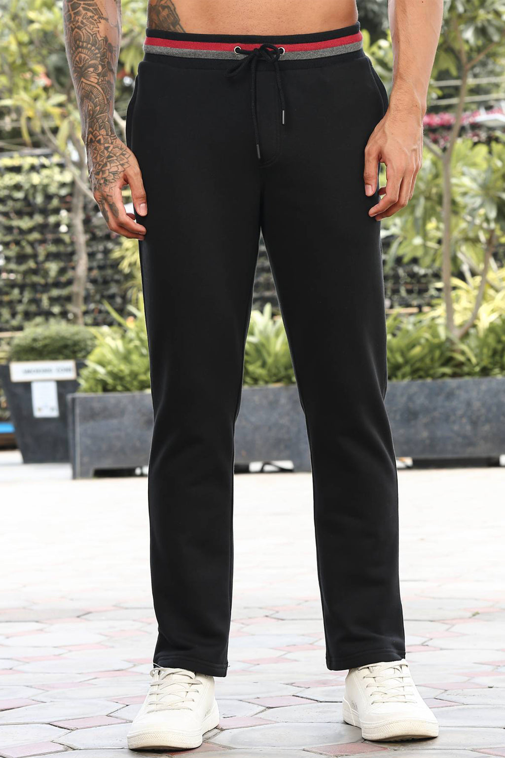 Men’s Colorblock Tracksuit Set | Stand Collar Zip-Up Jacket & Drawstring Joggers | Cotton Blend | Mid-Rise | Long Sleeves | 4 Pockets | Casual Athleisure Sportswear