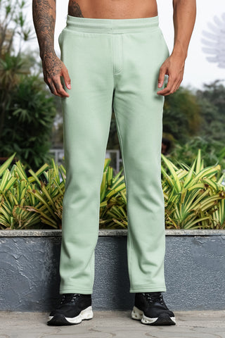 Men’s Typography Printed Tracksuit Set | Stand Collar Zip-Up Jacket & Slip-On Joggers | Cotton Blend | Mid-Rise Flat Front | 4 Pockets | Long Sleeves | Casual Athleisure