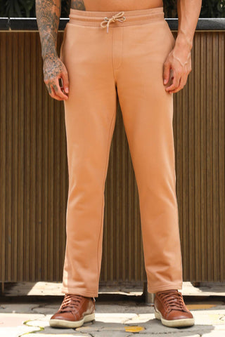 Men’s Solid Tracksuit Set | Stand Collar Zip-Up Jacket & Drawstring Joggers | Cotton Blend | Mid-Rise Flat Front | 4 Pockets | Long Sleeves | Casual Athleisure Wear