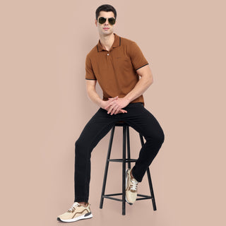 Men Tobacco Polo T-Shirt