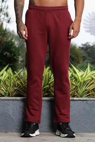 Men’s Solid Tracksuit Set | Mock Collar Zip-Up Jacket with 3 Pockets & Slip-On Joggers | Cotton Blend | Mid-Rise Flat Front | Long Sleeves | Casual Athleisure Wear