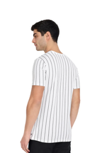 Men White Regular Fit Summer T-Shirt