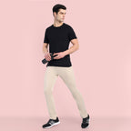 MENS COTTON BEIGE JOGGERS