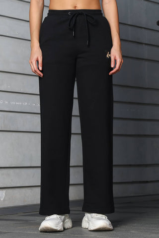 ONE SKY Women's Printed Front Open Tracksuit | Cotton Blend Co-ord Set with Zipper Jacket & Drawstring Pants | Typographic Design & 4 Pockets