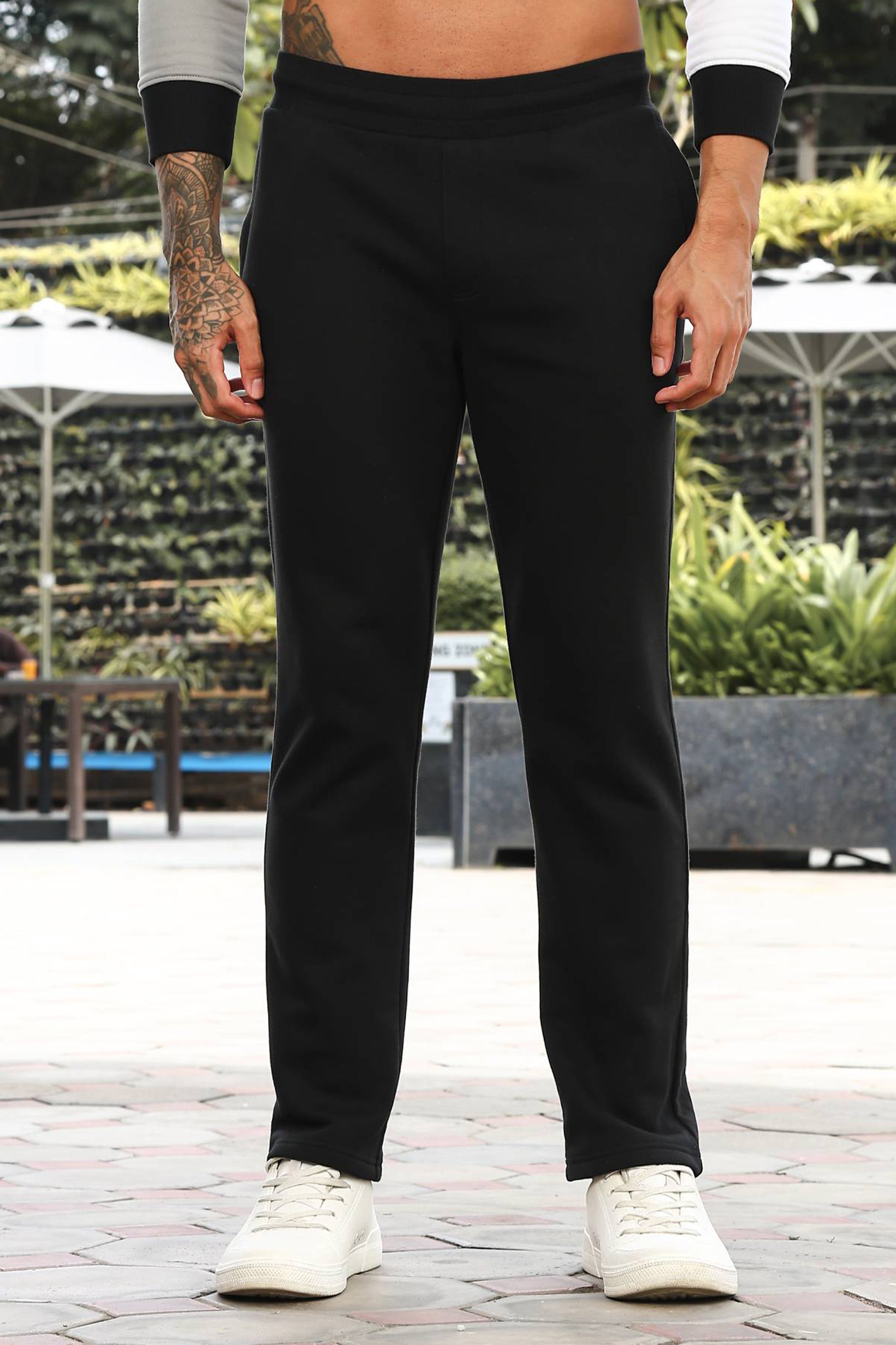 Men’s Colorblock Tracksuit Set | Round Neck Long Sleeve Top & Slip-On Joggers | Cotton Blend | Mid-Rise Flat Front | 3 Pockets | Casual Athleisure Wear