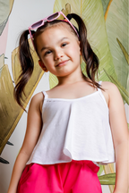 Girls Tank Top White Camisole