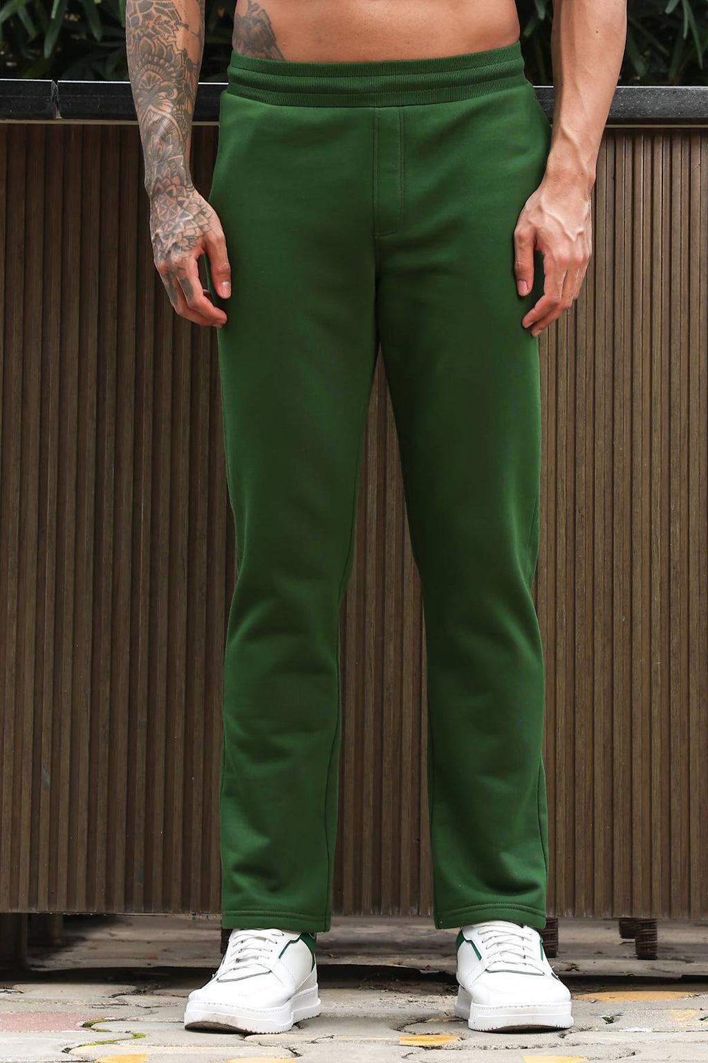 Men’s Solid Tracksuit Set | Mock Collar Zip-Up Jacket & Slip-On Joggers | Cotton Blend | Mid-Rise Flat Front | 4 Pockets | Long Sleeves | Casual Athleisure Wear