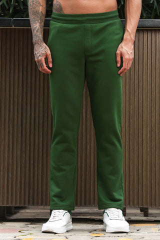 Men’s Solid Tracksuit Set | Mock Collar Zip-Up Jacket & Slip-On Joggers | Cotton Blend | Mid-Rise Flat Front | 4 Pockets | Long Sleeves | Casual Athleisure Wear