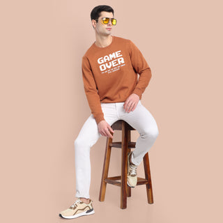 Men Rust Sweatshirt