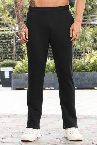 Men's Tracksuit Set Solid Color Cotton Blend | Mock Collar Top with Zip | Mid-Rise Jogger Bottom | Long Sleeve Activewear | 4-Pocket Casual Gym Sportswear