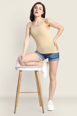 ONE SKY WOMEN BISCOTTI SOLID CAMISOLE