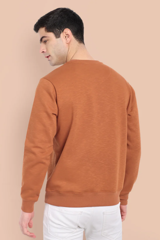 Men Rust Sweatshirt