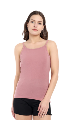 Women Pink Slim Fit Camisole