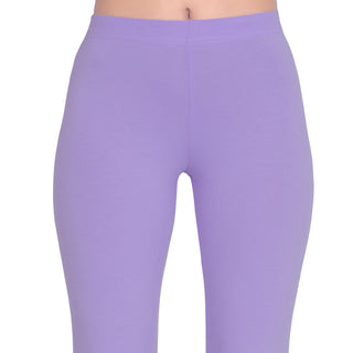 Women Lilac Breathable Long Length Legging