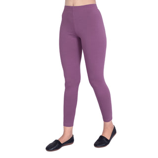 Women Grape Ankle Length Legging