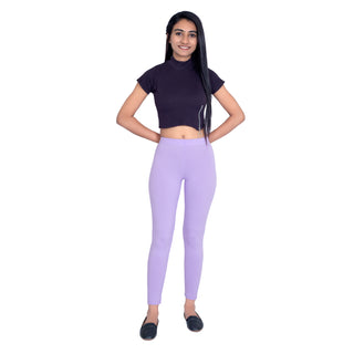 Women Lilac Ankle Length Legging