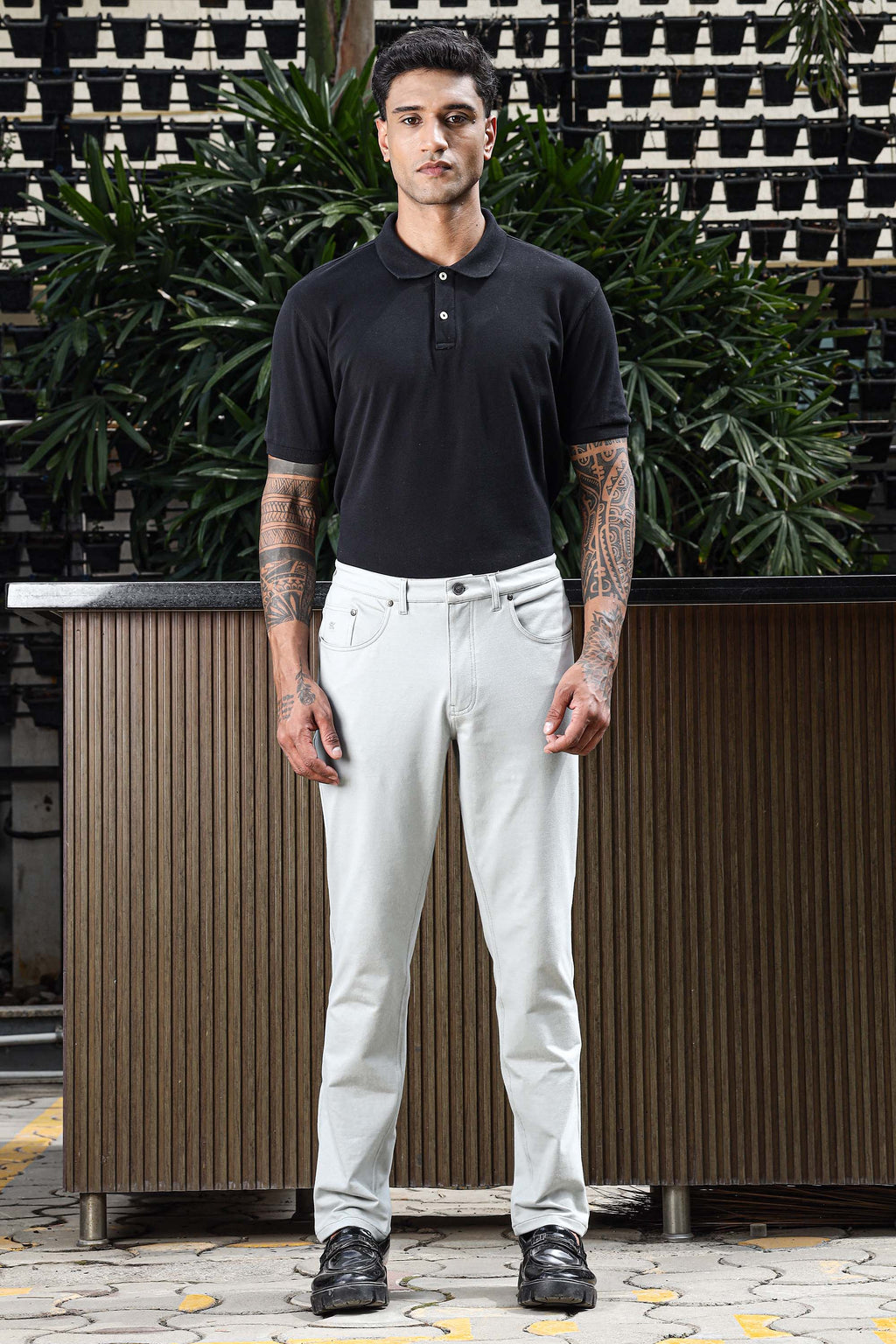 Men's Essential Daily Wear Pants – Stylish & Comfortable with Pockets