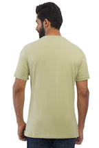 ONE SKY MEN ALOE WASH TYPOGRAPHY PRINTED T SHIRT