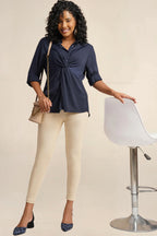 ONE SKY WOMEN LIGHT SKIN SOLID LEGGINGS