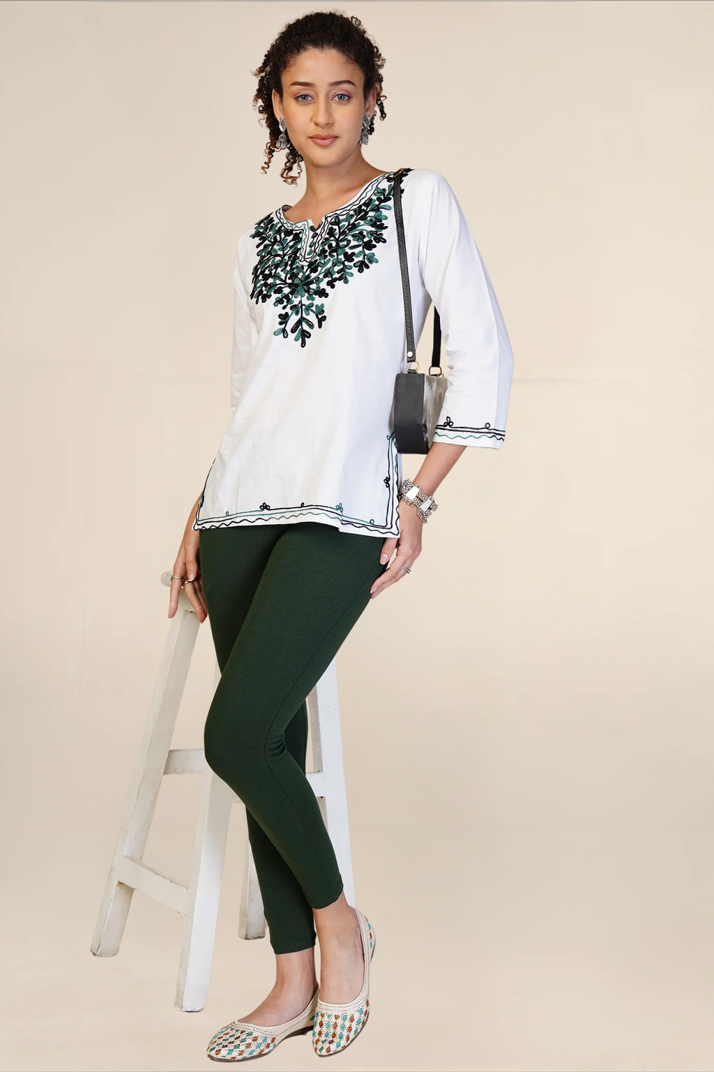 WOMENS MILITARY GREY ANKLE LENGTH POCKET LEGGING