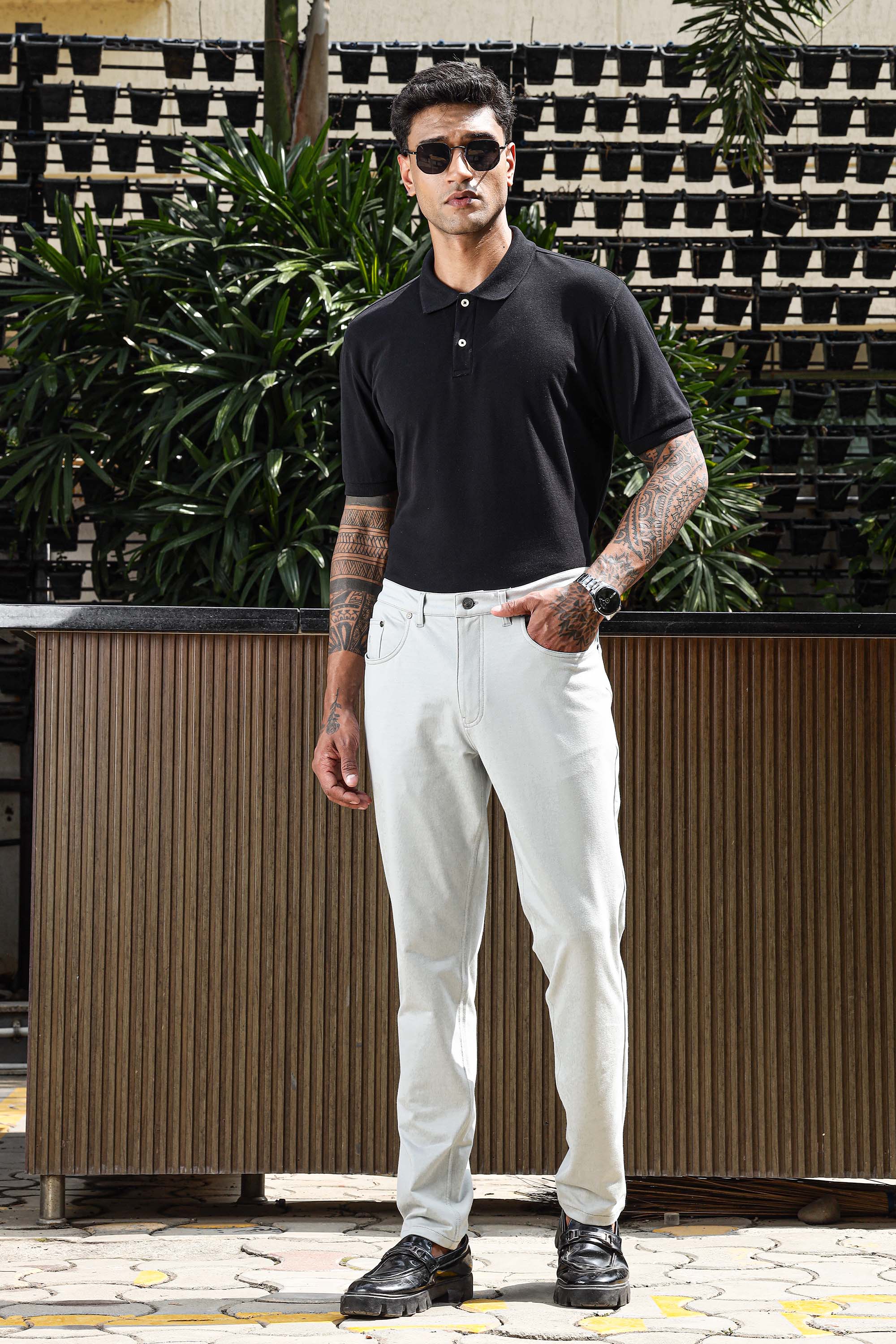 Men's Essential Daily Wear Pants – Stylish & Comfortable with Pockets