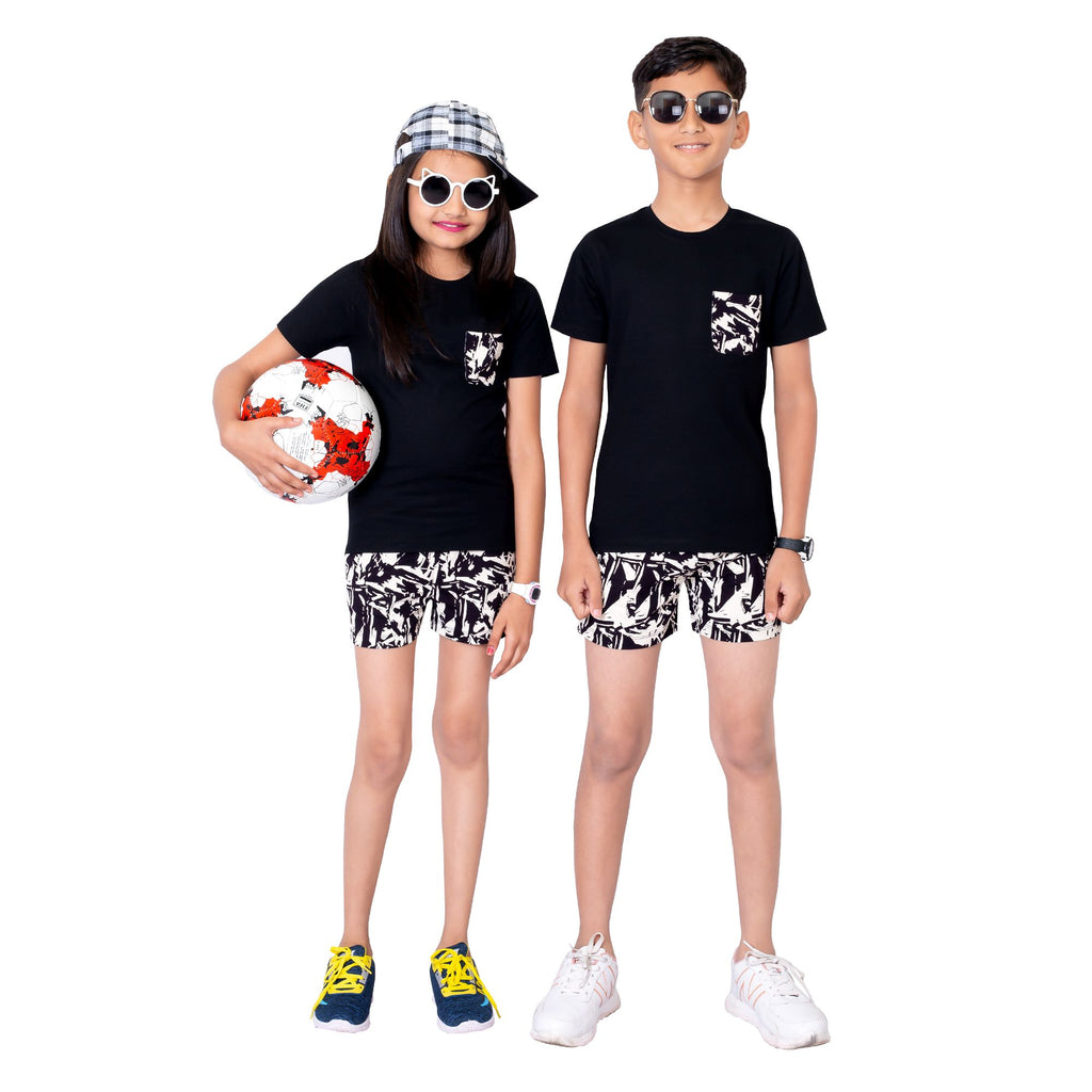 Unisex Black Clothing Set
