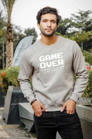 Men Grey Sweatshirt