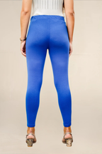 WOMENS INDIGO ANKLE LENGTH POCKET LEGGING