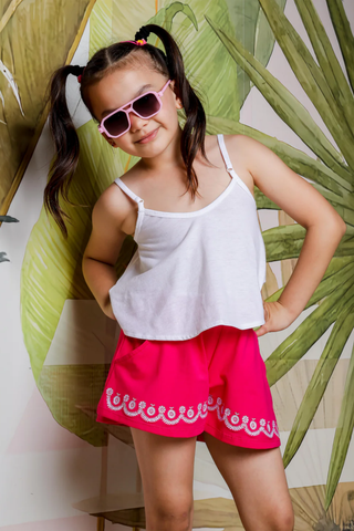 Girls Tank Top White Camisole