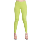 Women Acid Green Leggings