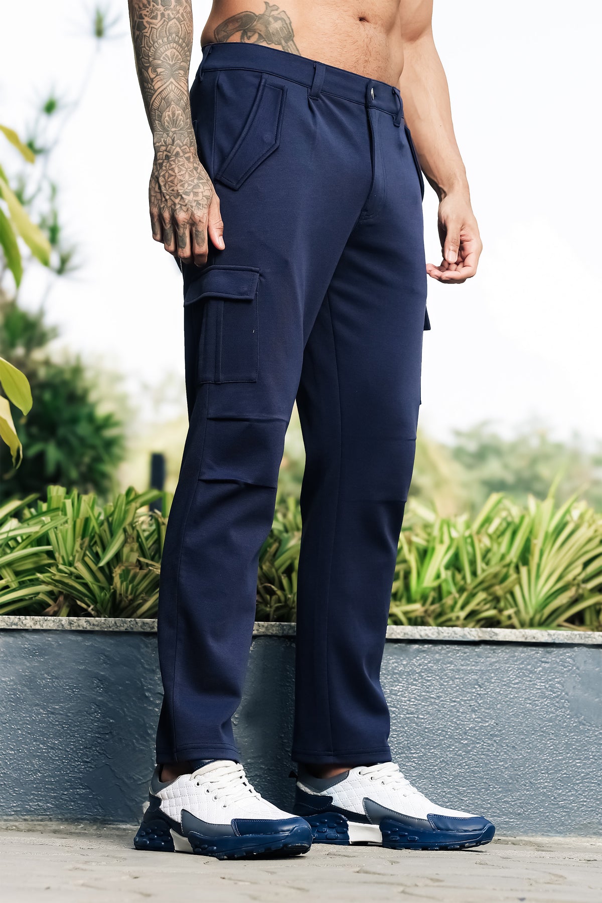 BLACK COLOR MEN CARGO PANT