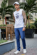 ENGINE BLUE COLOR MEN TROUSER