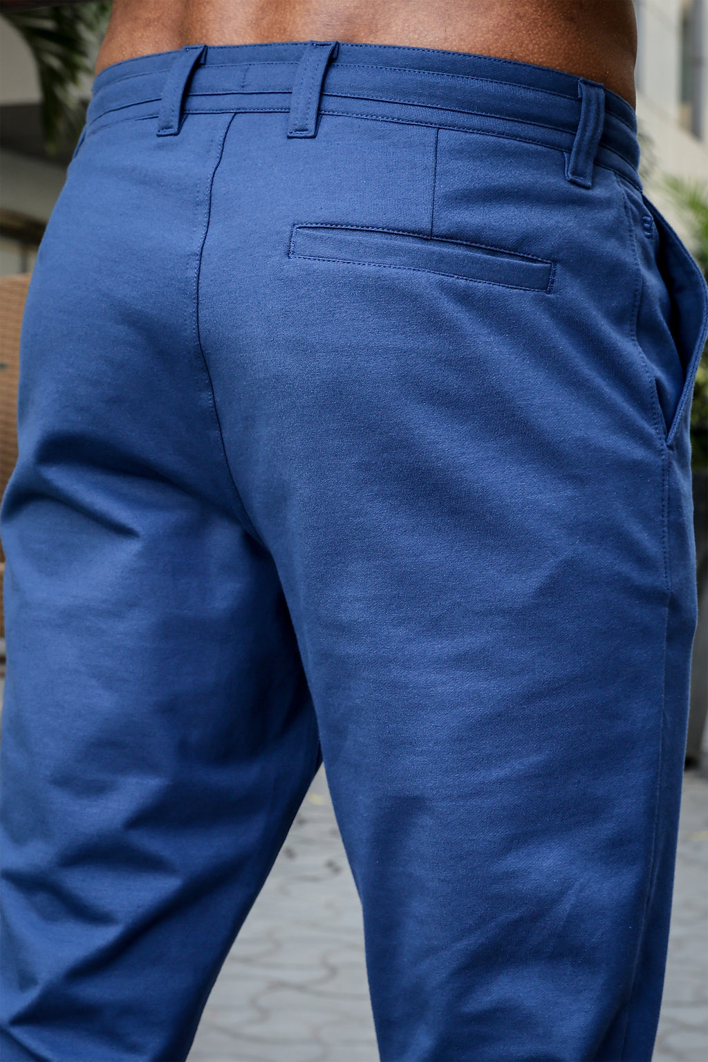 ENGINE BLUE COLOR MEN TROUSER