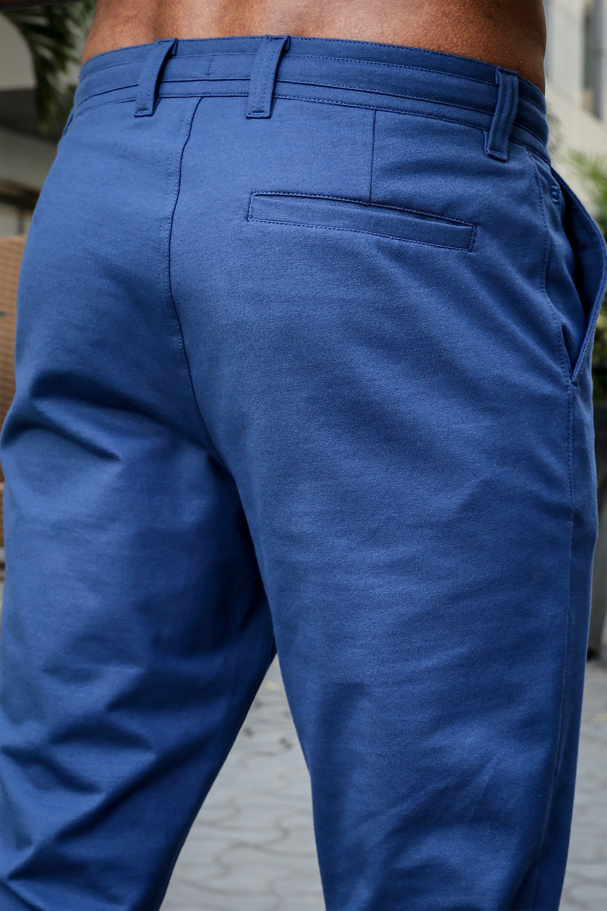 ENGINE BLUE COLOR MEN TROUSER