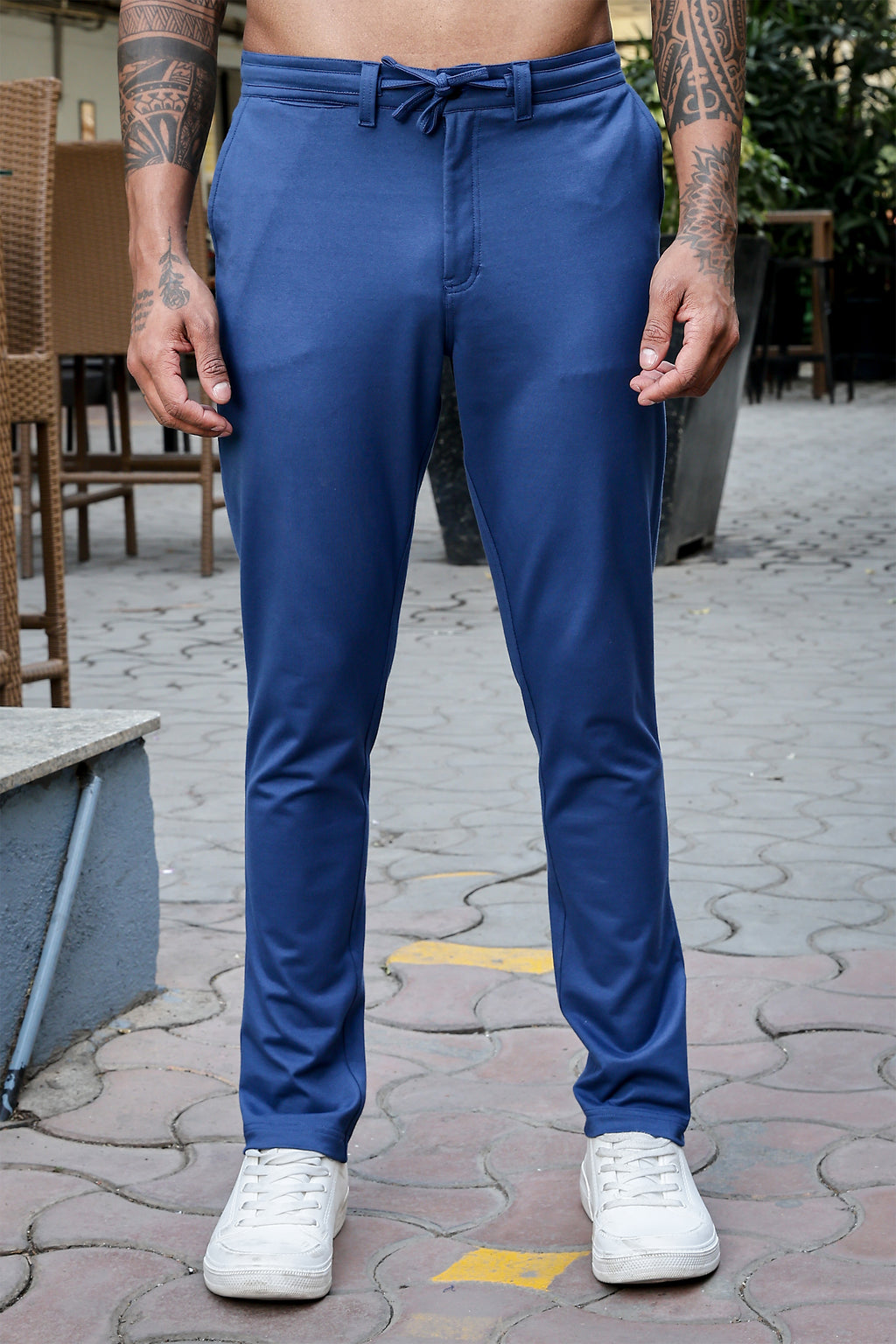 ENGINE BLUE COLOR MEN TROUSER