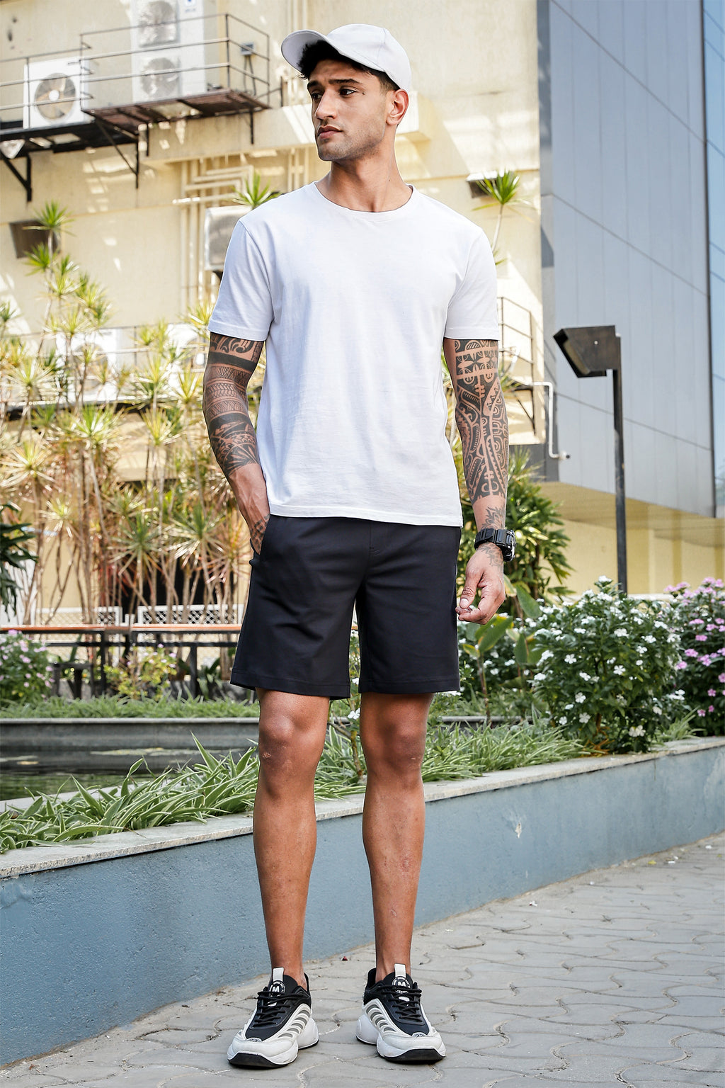 BLACK COLOR MEN SHORTS