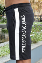 BLACK COLOR MEN SHORTS