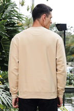 MEN BEIGE SWEATSHIRT