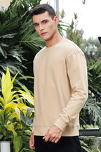 MEN BEIGE SWEATSHIRT