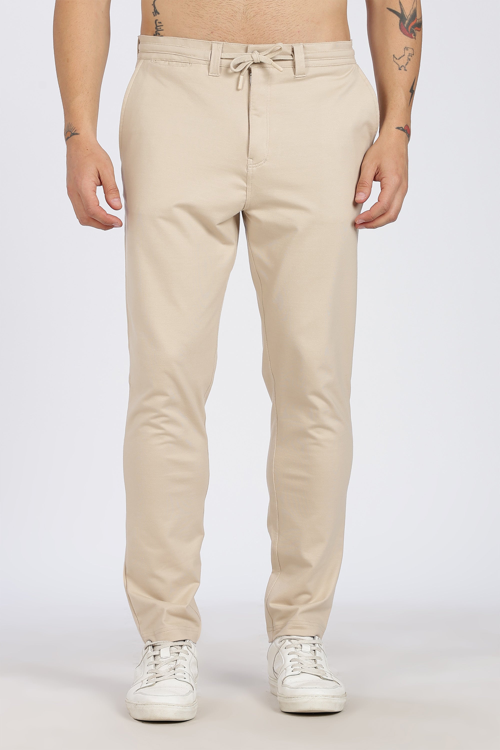BEIGE COLOR MEN TROUSER