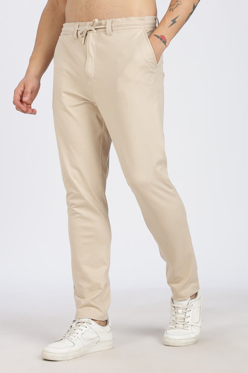 BEIGE COLOR MEN TROUSER