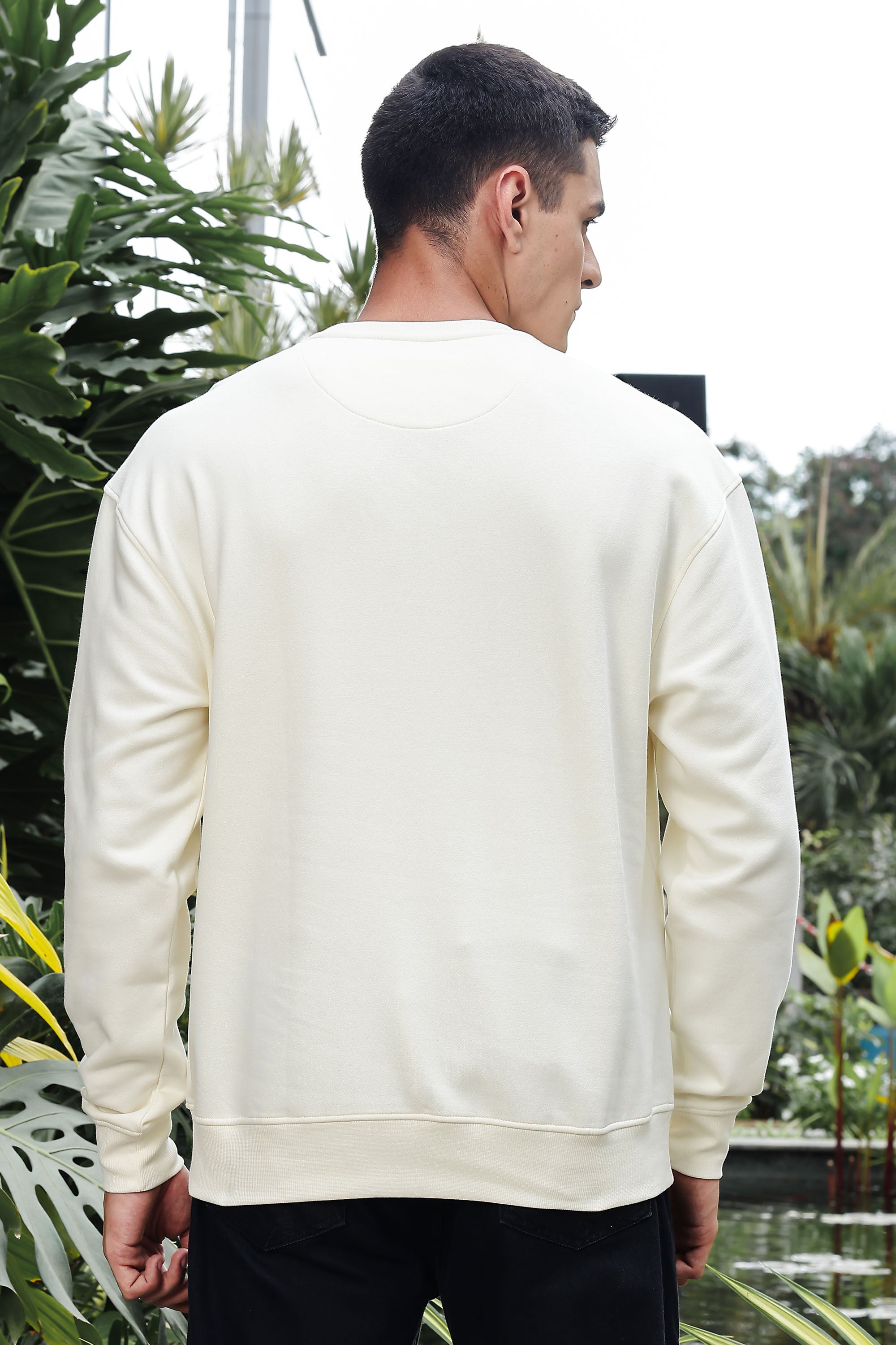 MEN CREAM SWEATSHIRT