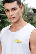 MEN WHITE MENS TANK