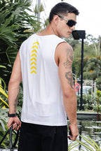 MEN WHITE MENS TANK