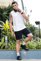 MEN BLACK MEN`S SHORTS