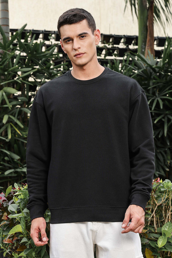 MEN BLACK SWEATSHIRT